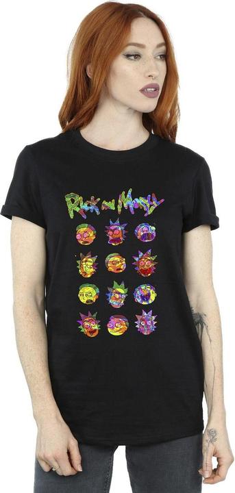 Produktbild Rick And Morty Tie Dye Faces TShirt (3XL)