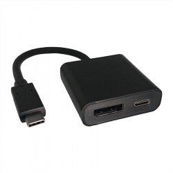 Produktbild Roline USB Typ-C zu (DP, USB Typ-C, 10 cm)
