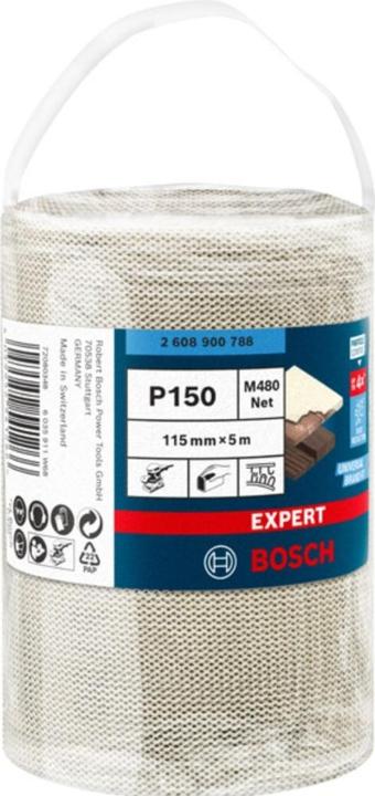 Image du produit Bosch Professional Zubehör Rouleau abrasif Expert M480, 115 mm, 5 m, G 150 (150)