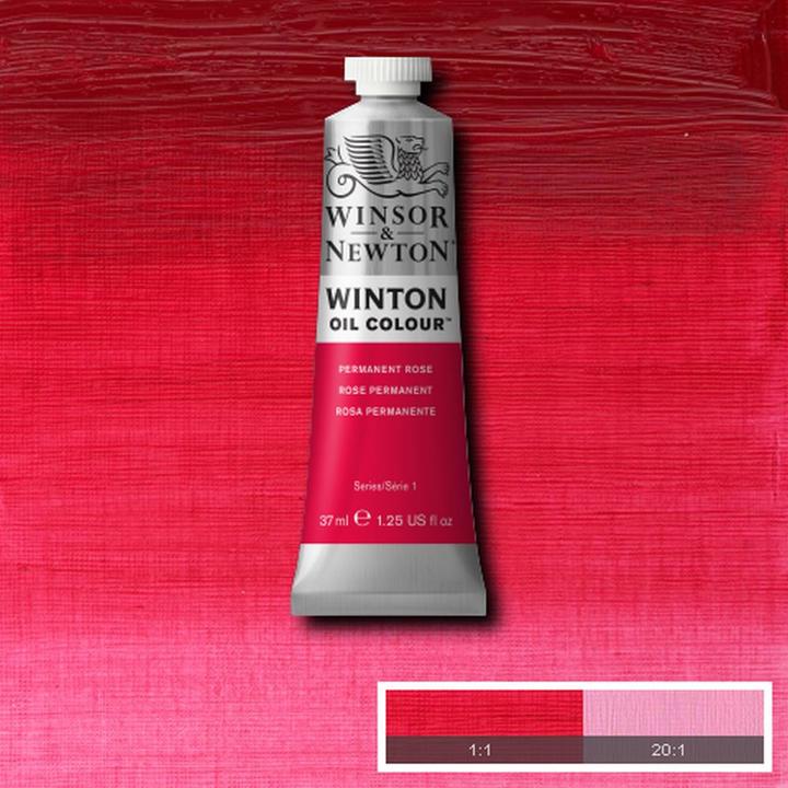 Actual product image Winsor & Newton Winton oil 37ml permanent rose 502 (37 ml)