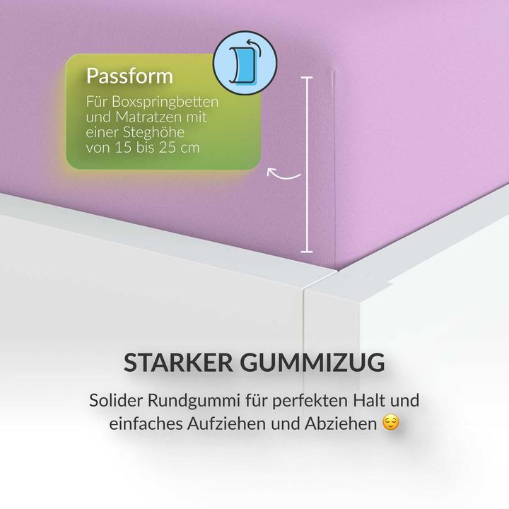 Produktbild Etérea Microfaser Jersey Spannbettlaken (60 x 120 cm, 70 x 140 cm)