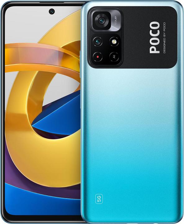 Produktbild Xiaomi Poco M4 Pro (128 GB, Cool Blue, 6.60", Dual SIM, 5G)