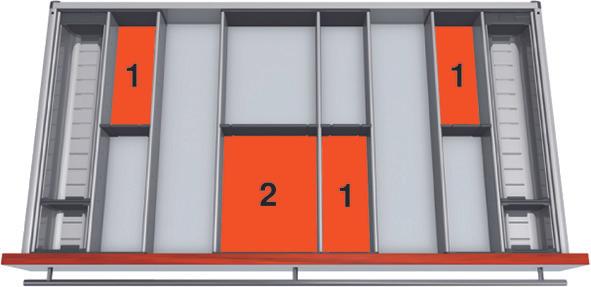 Actual product image Blum Compartment set ORGA-LINE for TANDEMBOX antaro