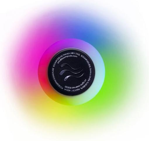 Actual product image Boompods Tide Round Speaker Soundflare Blue (5 h)