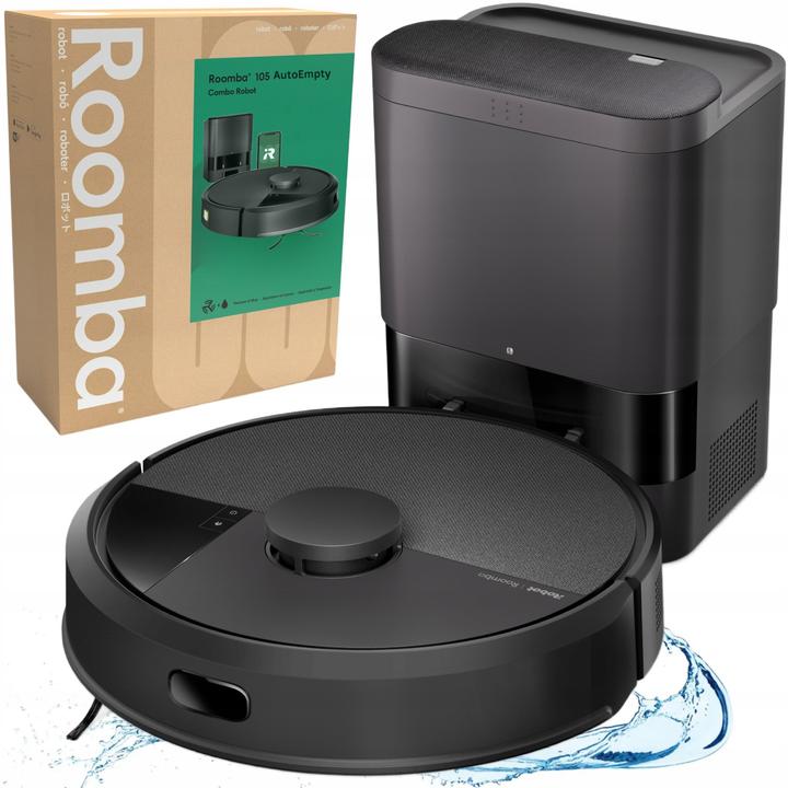 iRobot Roomba 105 Combo + AutoEmpty Dock (7000 Pa, Wischtuch)