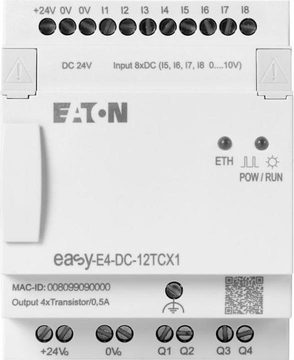 Immagine prodotto Eaton EASY-E4-DC-12TCX1 197214 Relè di controllo 24 VDC 8DE o 4AE 197214