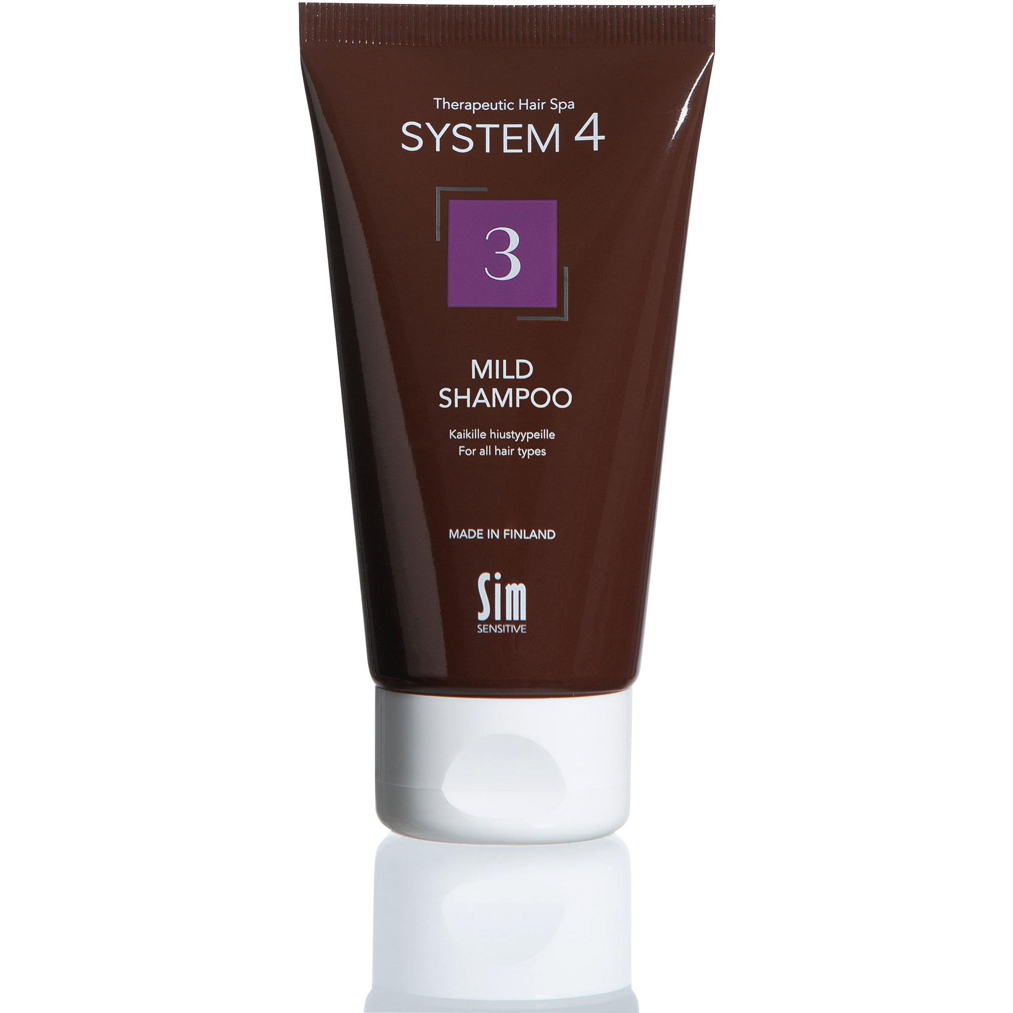 System 4, Shampoo, Nr. 3 Mild Shampoo 75 ml (75 ml, Flüssiges Shampoo)