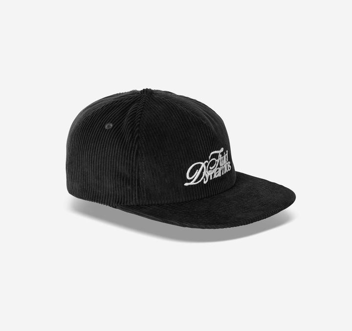 Produktbild Decathlon Cap 6 Panel Cordsamt - schwarz/weiss