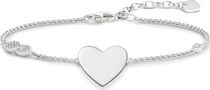 Immagine prodotto Thomas Sabo Bracciale Cuore con infinito (19.50 cm, Argento 925)