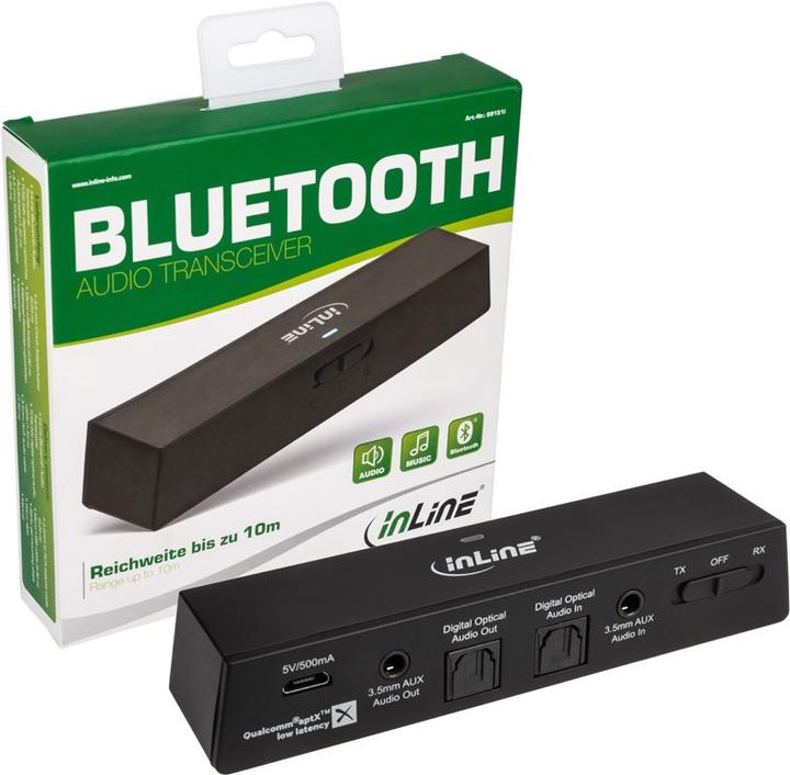 Produktbild InLine Bluetooth Audio Transceiver (Sender & Empfänger)