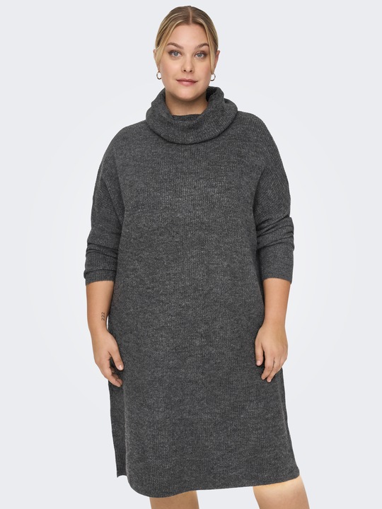 Produktbild Only Curvy Wasserfall-Ausschnitt Woll Strickkleid (S)