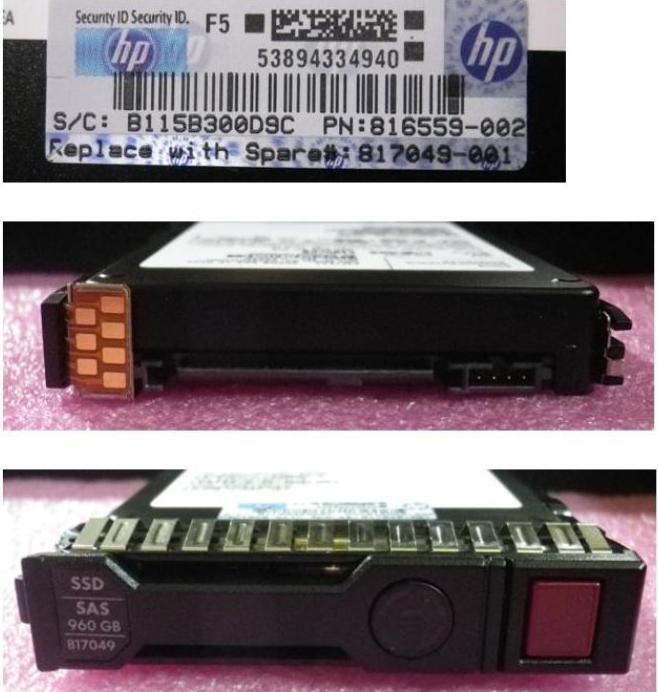 Produktbild HPE DRV SSD 960GB 12G 2.5 SAS RI (960 GB, 2.5")