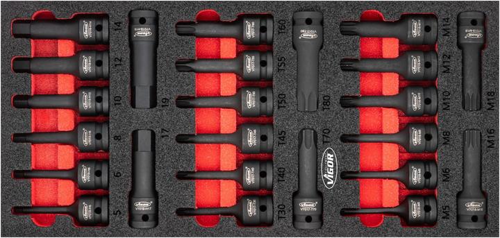 Vigor Schlagschrauber Schraubendreher-Einsatz Satz ∙ V5603