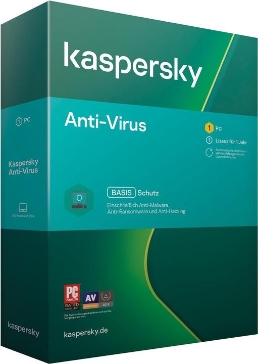 Kaspersky Anti-Virus 2020 (1 User, 12 months)