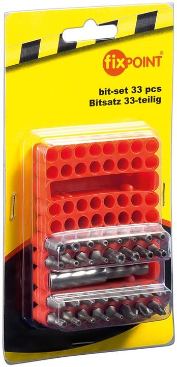 Immagine prodotto FixPoint Set di bit universale da 33 pezzi per tutte le viti comuni (Esagono incassato TX)