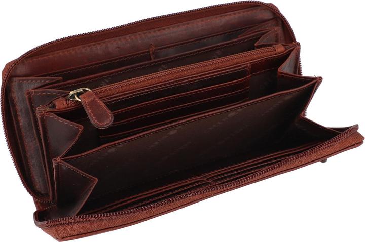 Actual product image Greenburry Rugged wallet RFID protection leather 19 cm