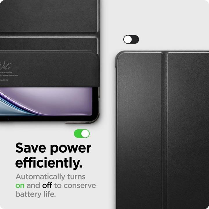 Actual product image Spigen Smart Fold Case for iPad Air 13" 2024 - Black (Apple iPad Air 13 2024)