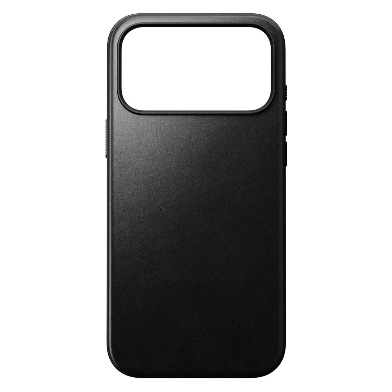 Nomad Modern Leather Case (Apple IPhone 17 Pro Max), Smartphone Hülle, Schwarz