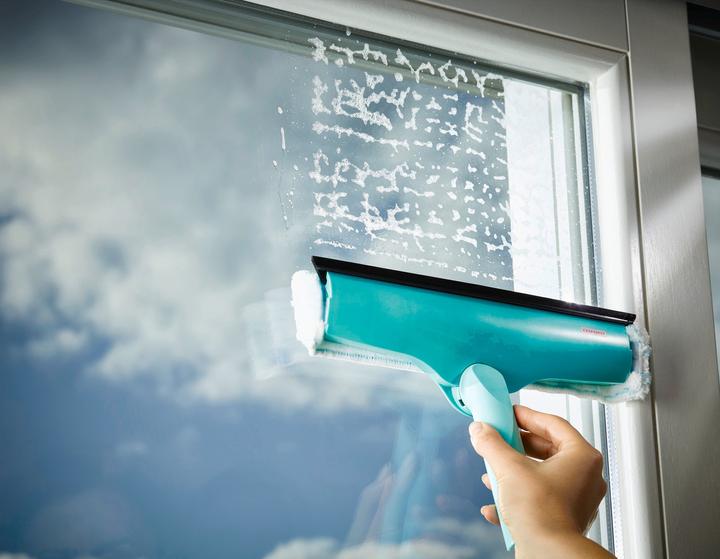 Produktbild Leifheit Fensterwischer Window & Frame Cleaner L micro duo Telescope 210 (1 Stk.)