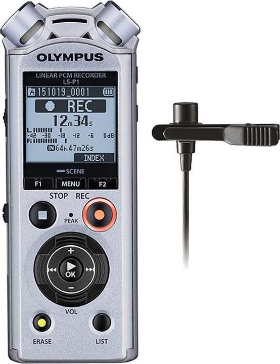 Olympus LS-P1 Kit de Lavalier Microphone (4 Go)