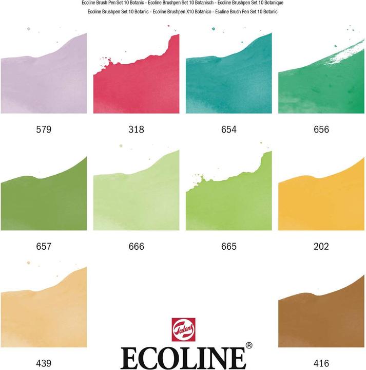 Actual product image Talens Ecoline (10 x)