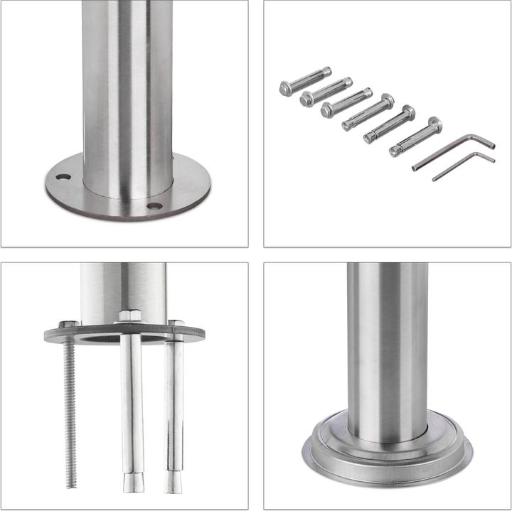 Actual product image Relaxdays Stair railing (Stainless steel)