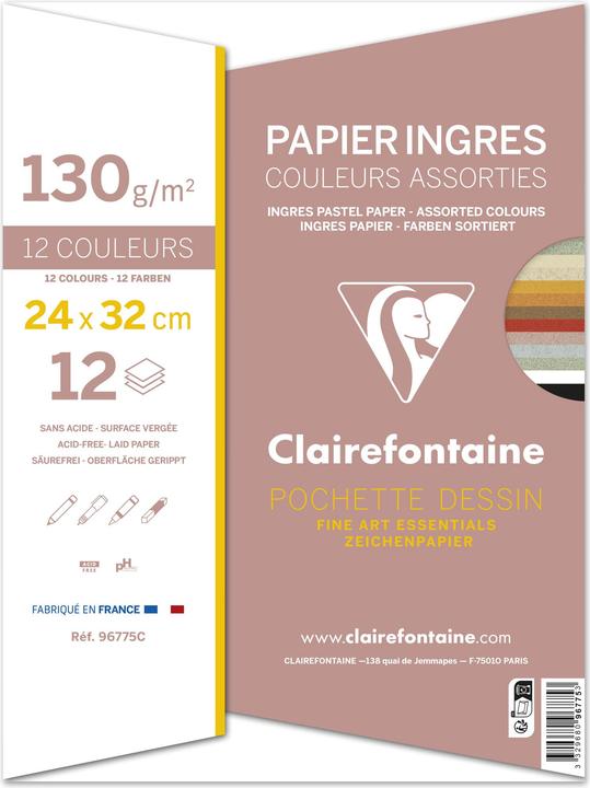 Actual product image Clairefontaine Art lessons (130 g/m², 540 x)