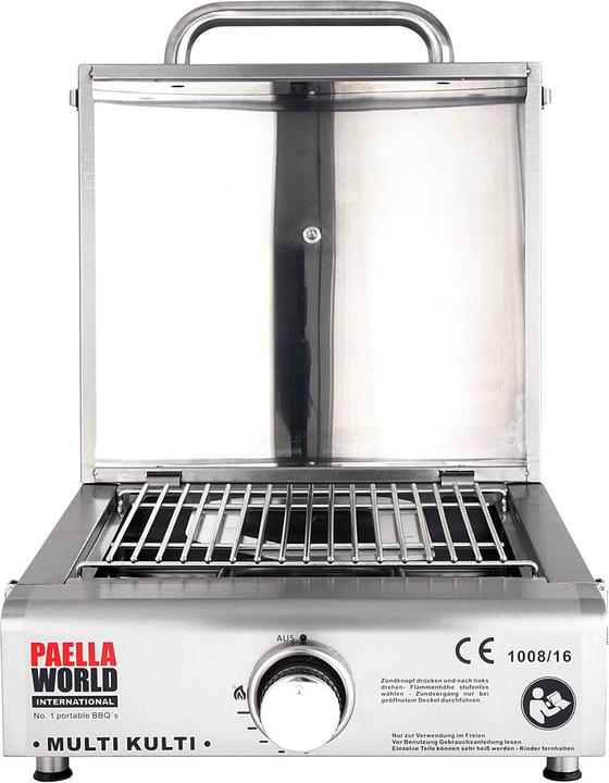 Actual product image All'Grill MULTI-KULTI ®, the multifunctional gas barbecue without safety pilot (3.80 kW)