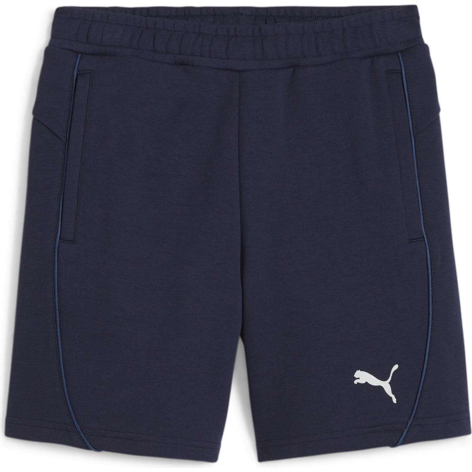 Puma, Jungen, Sporthose, teamFINAL Casuals Shorts Jr (116), Blau, 116