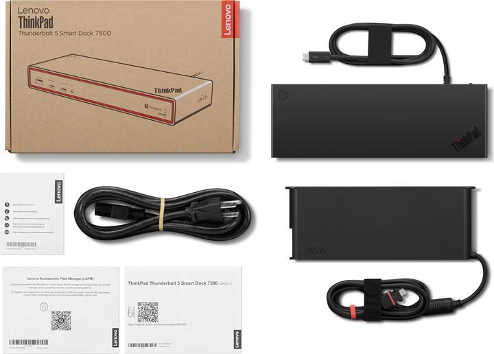 Immagine prodotto Lenovo ThinkPad Thunderbolt 5 Smart Dock 7500 (2 porte)