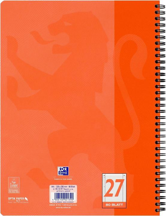 Image du produit Oxford Touch (A4+, À rayures, Couverture rigide)