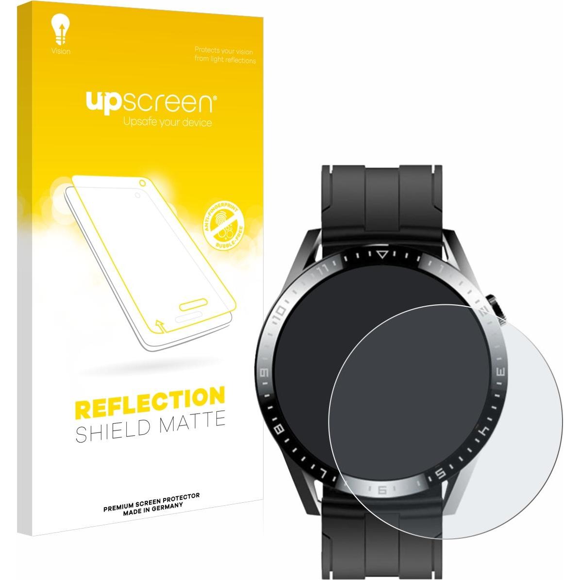 upscreen Schutzfolie Displayschutz Displayschutzfolie Folie Matt Entspiegelungsfolie, Smartwatch Schutzfolie, Grau