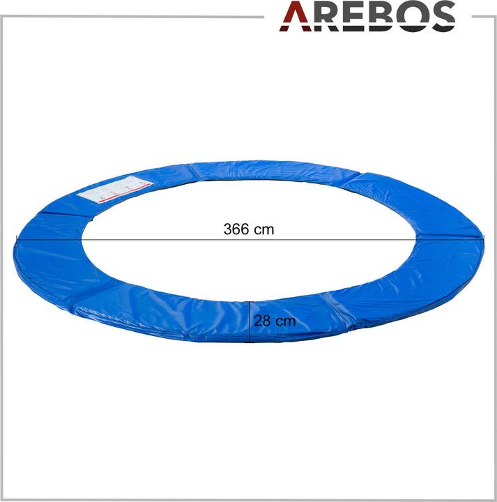 Actual product image Arebos Trampoline edge cover