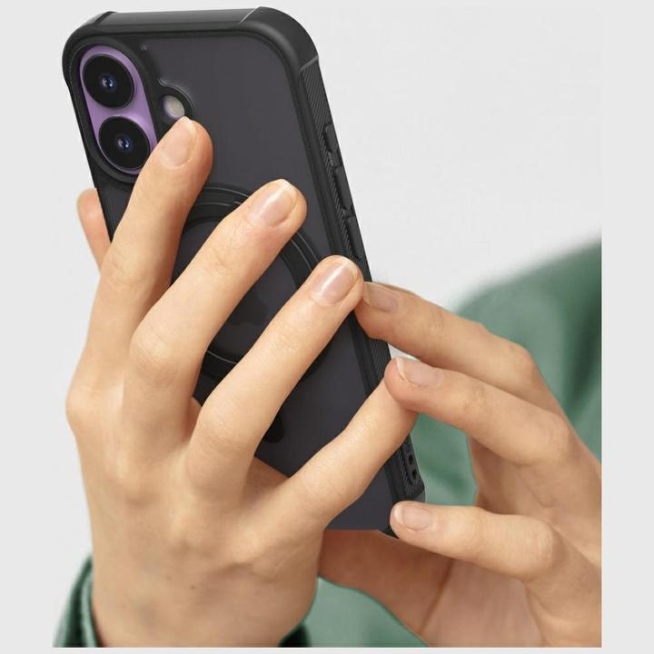 Actual product image Araree Duple M Stand MagSafe Case for iPhone 17 Black (Apple iPhone 17)