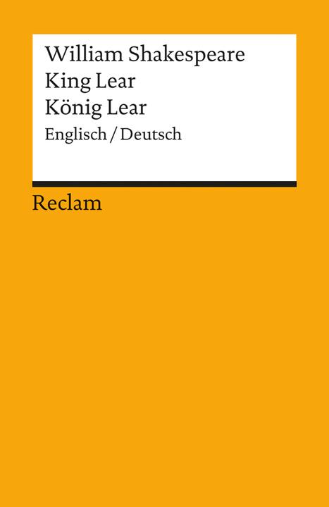 Produktbild König Lear (Deutsch, Barbara Puschmann-Nalenz, Dieter Wessels, Raimund Borgmeier, Ulrich Suerbaum, William Shakespeare, 2008)