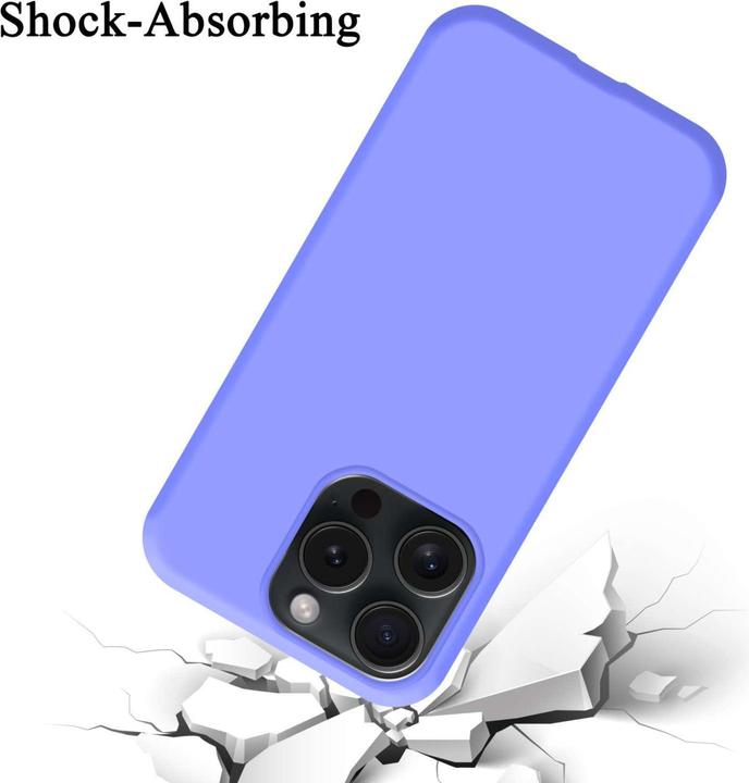 Actual product image Cadorabo Bumper Case for Apple iPhone 15 PRO MAX TPU Liquid Silicone Cover for Apple iPhone 15 PRO MAX (Apple iPhone 15 Pro Max)