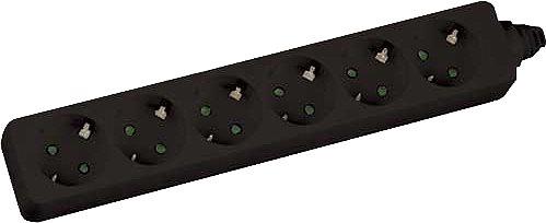 Actual product image InLine Socket strip (6 x, CEE 7/3, 1.40 m)