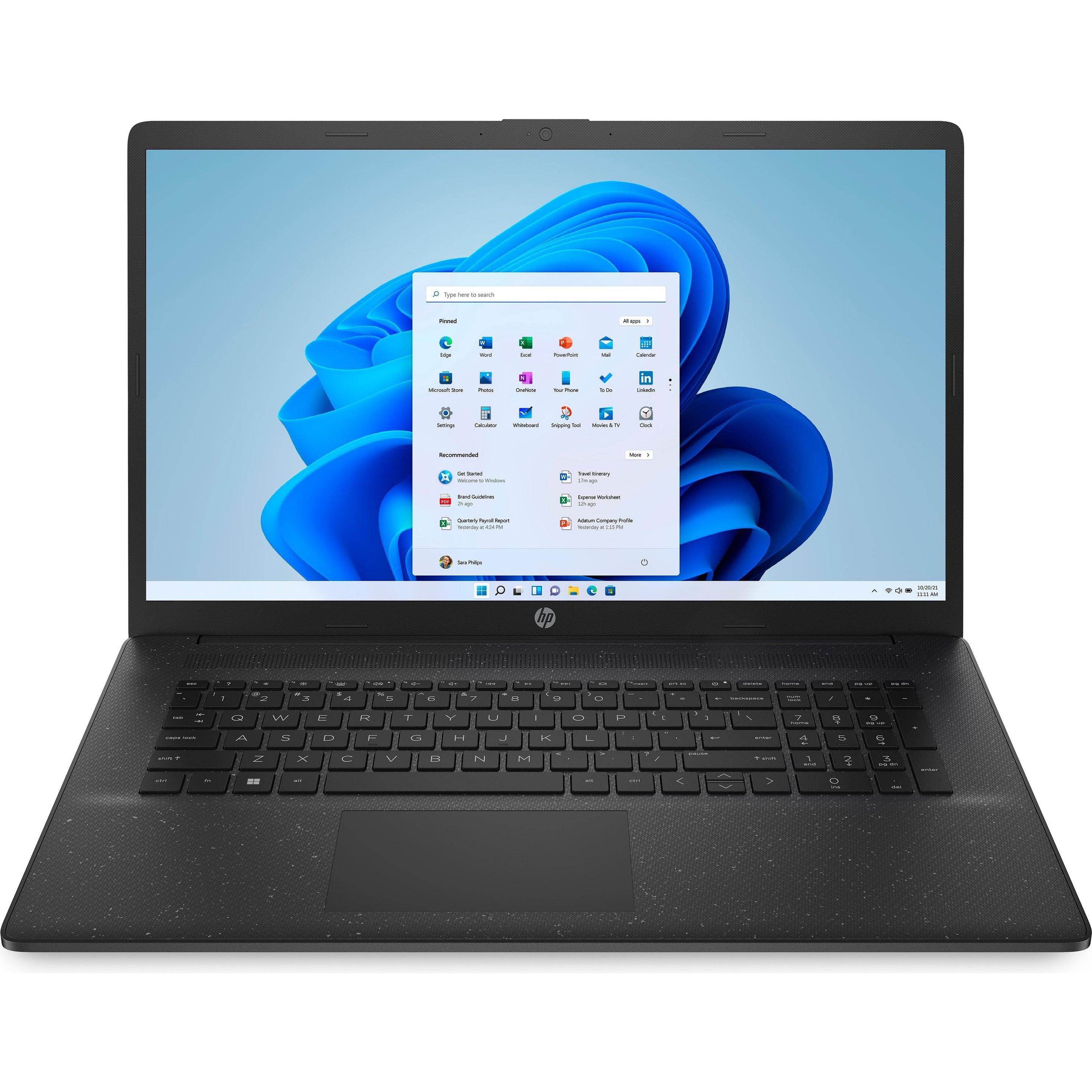 HP - Laptop 17,3 Intel 8GB 256GB Win11 17-cn3051no (17.30", Intel N200, 8.19 GB, 256 GB, Nummernbloc