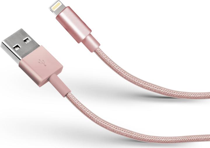 Image du produit SBS Câble de charge et de transfert de données Apple Lightning - Collection Or (1 m, USB 2.0)