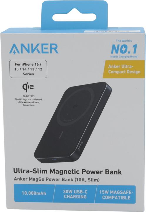 Image du produit Anker MagGo (10000 mAh, 30 W, 37 Wh)