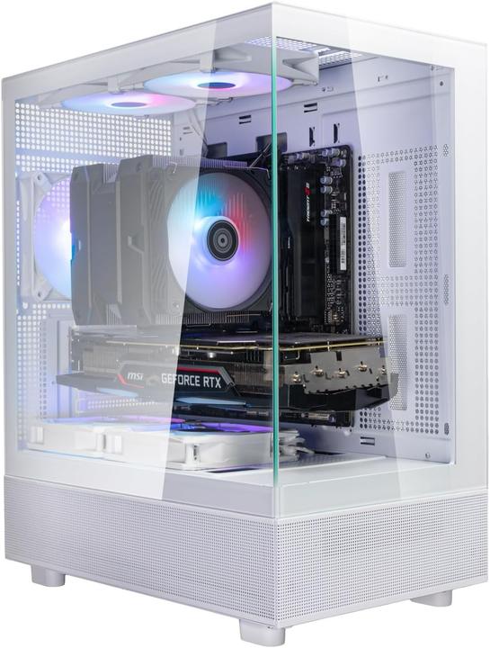 Image du produit Silverstone Lucid 04 (wei?, Tempered Glass x 2) (mATX)