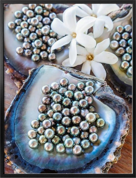 Actual product image Trenddeko Tahitian black pearls (30 x 40 cm)