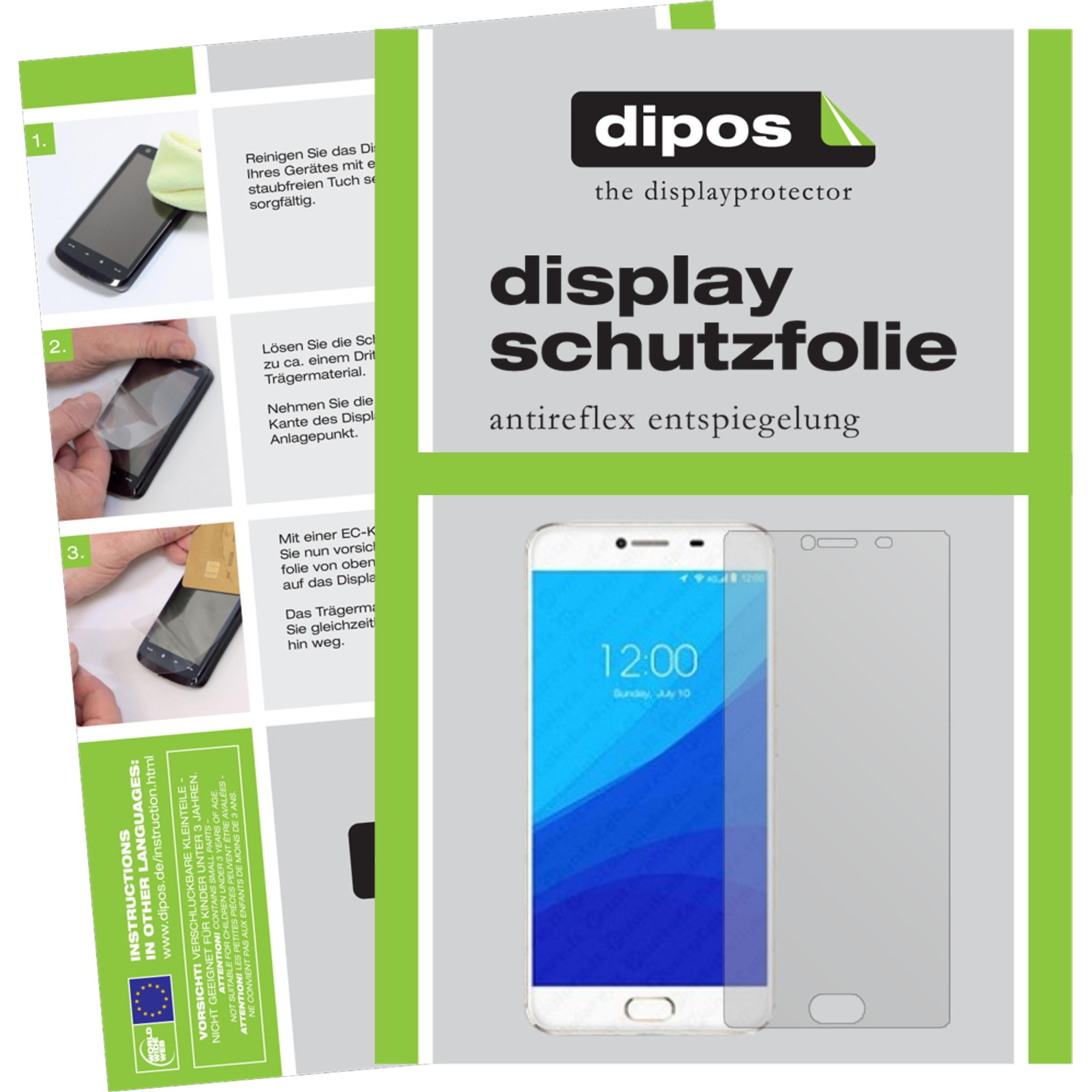 Thumbnail - Dipos Displayschutzfolie Antireflex (2 Stück, Umidigi Z Pro), Smartphone Schutzfolie, Transparent