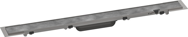 Actual product image hansgrohe HG shower channel RainDrain Rock ready set, can be shortened and tiled 700mm (700 mm)