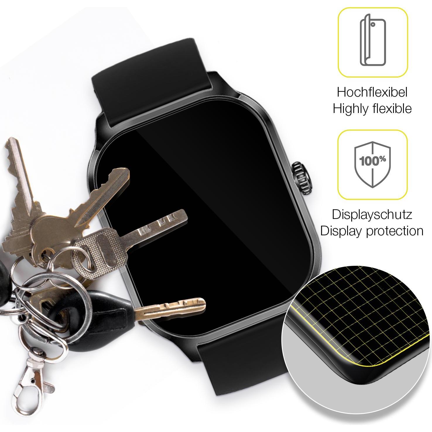 Thumbnail - Dipos 3D Full Cover Schutzfolie, Smartwatch Schutzfolie, Transparent