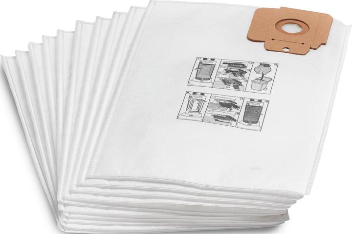 Kärcher Vliesfiltertüten 3-lagig 10 St. CV 30/1 - 48/2