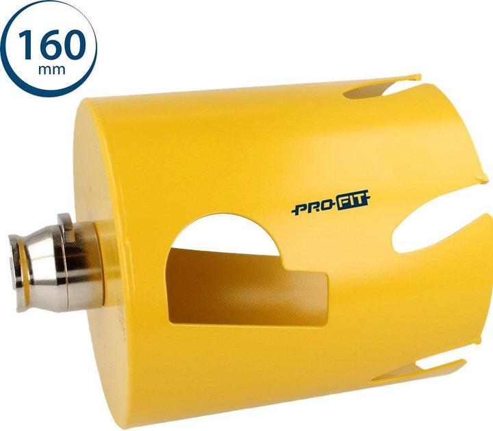 Productafbeelding Pro-Fit Gatzaag voor alle materialen op houtbasis Metselwerk en pleisterwerk Diepte 152 mm ø160 mm (160 mm)