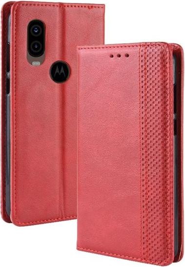 Image du produit MU Style Housse en cuir Vintage Style Bookcover (Motorola One Vision)