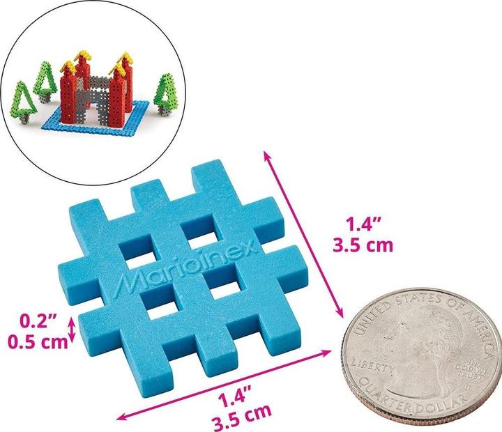 Immagine prodotto Marioinex "Waffle Mini Pastel": 70 elementi