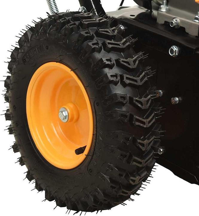 Actual product image vidaXL Schneefräse und Kehrmaschine Set (60 cm)